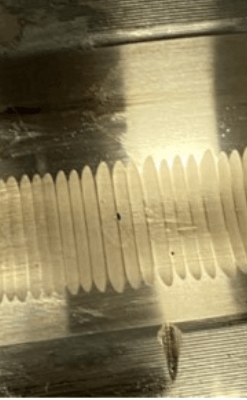 figure 5 electrical bearing damage fluting pattern