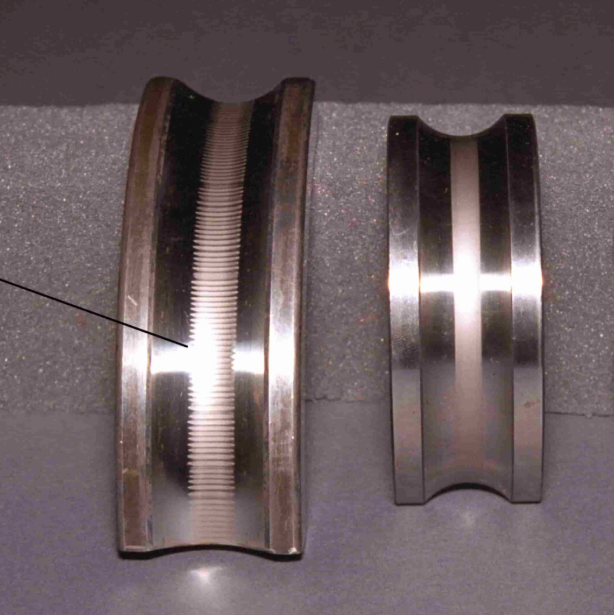 Microscopic of electrical bearing damage